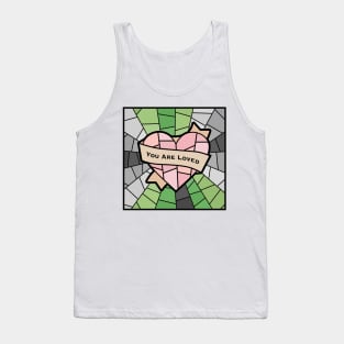 You Are Loved Pride (Aromantic) Tank Top